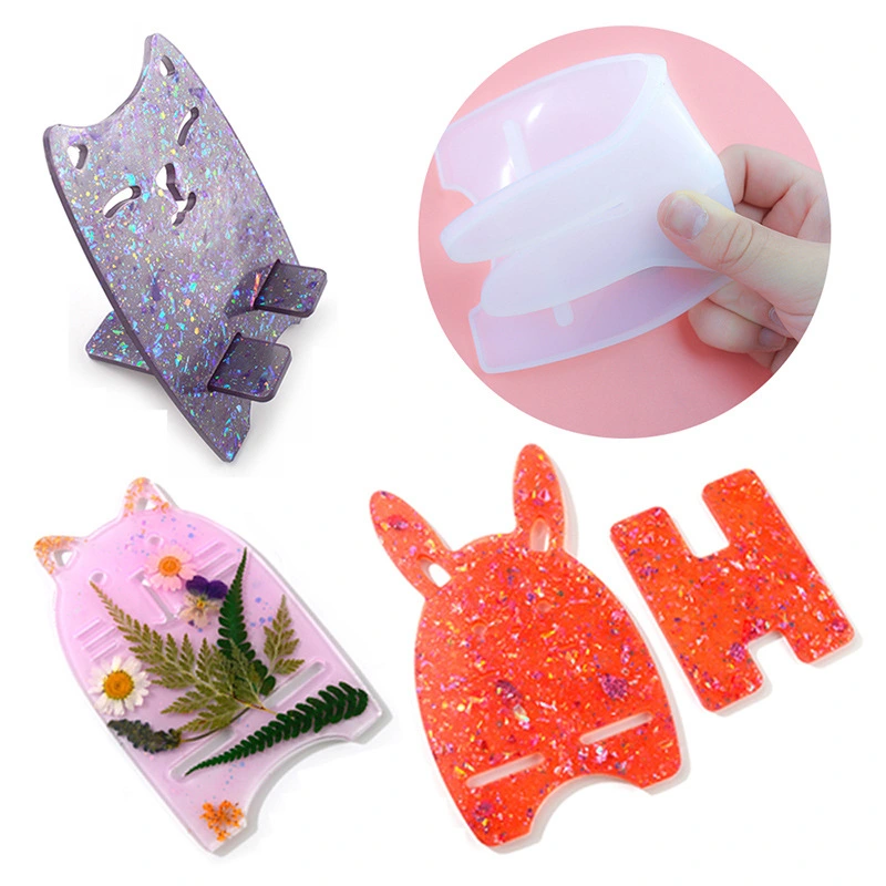 Small Animal Car Resin Glue Mobile Phone Holder Silicone Mold Mirror