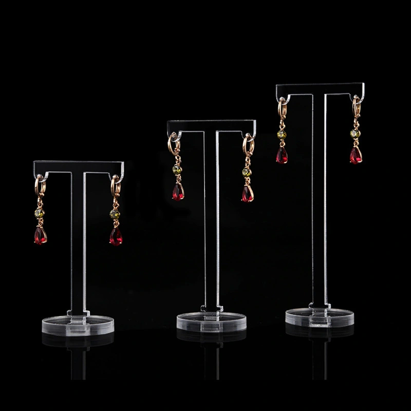 Transparent Jewelry Earring Display Stand