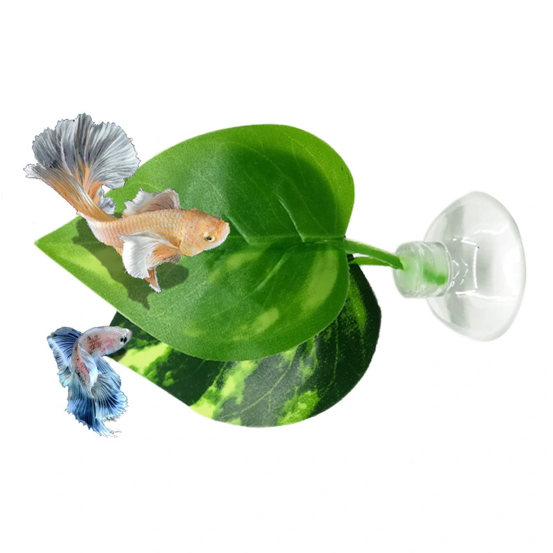 Aquarium Fish Tank Pet Decoration Landscaping Simulation Leaf Rest Leaf Ornamental Leaf