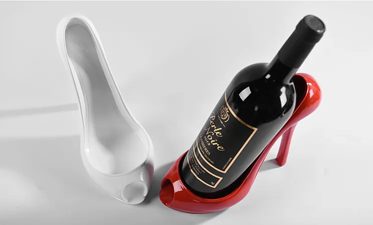 Personalized high heel wine rack