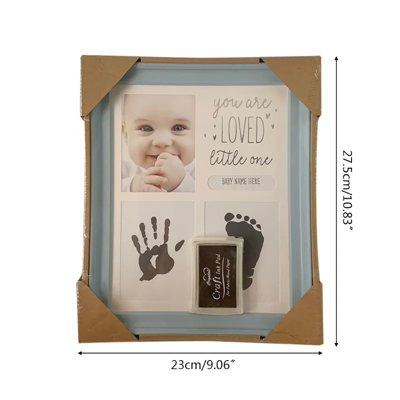 Footprints one year old gift photo frame