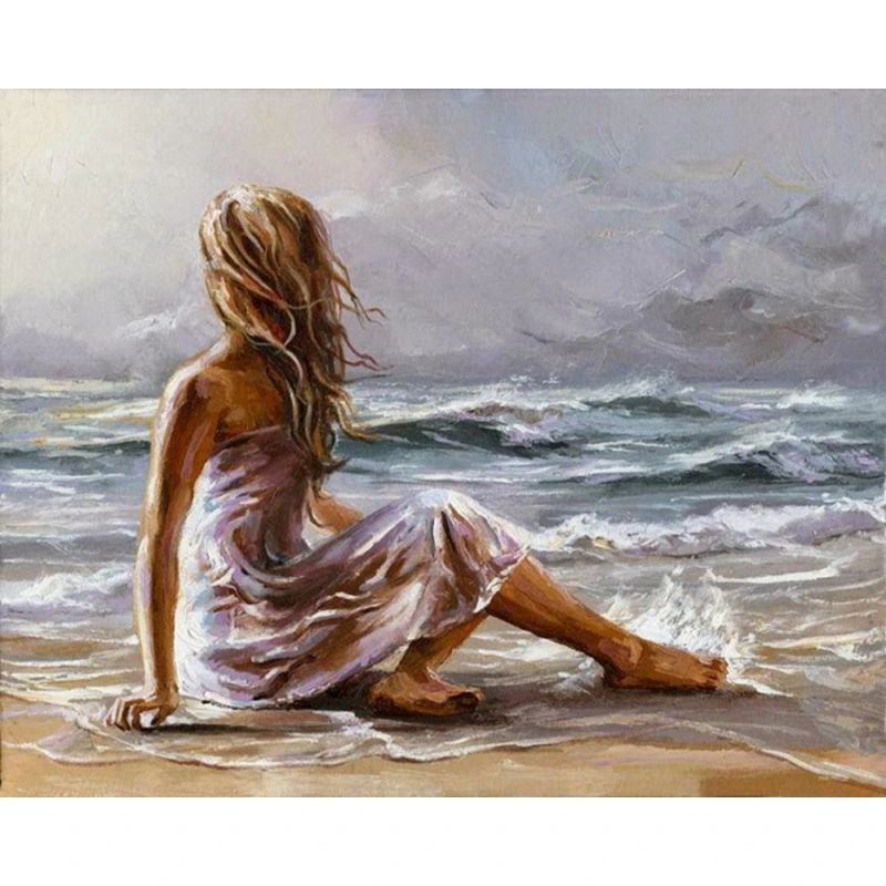 Digital Oil Painting DIY Figure Living Room Decoration