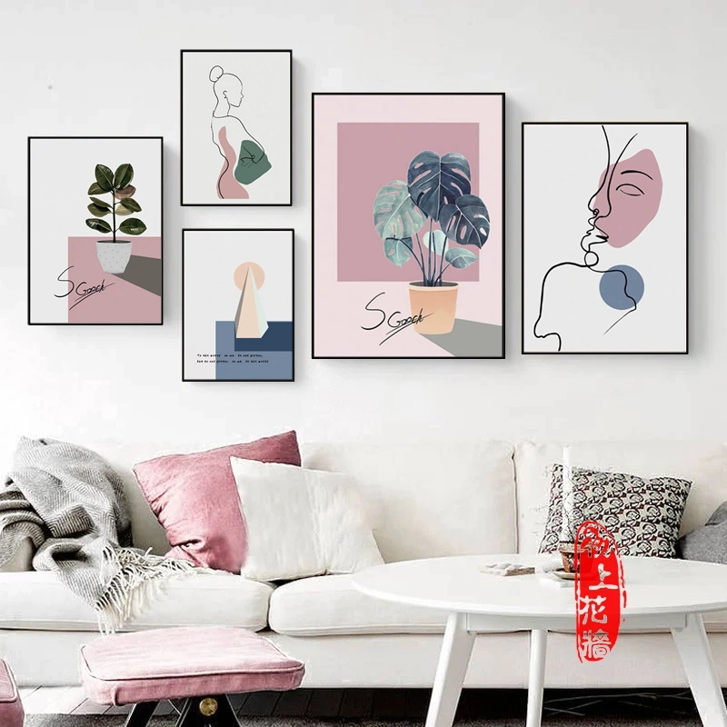 Nordic style decorative paintings