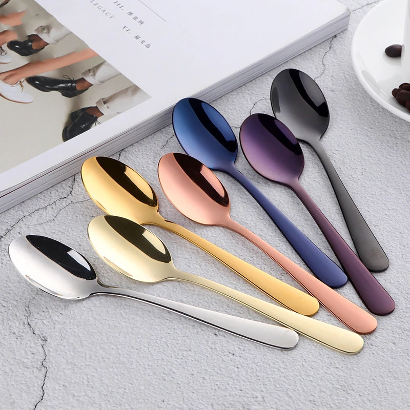 304 Korean exquisite stainless steel small tea spoon