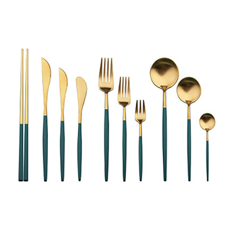 Emerald Tableware Nordic Style 304 Gift Set Creative Simple Stainless Steel Cutlery