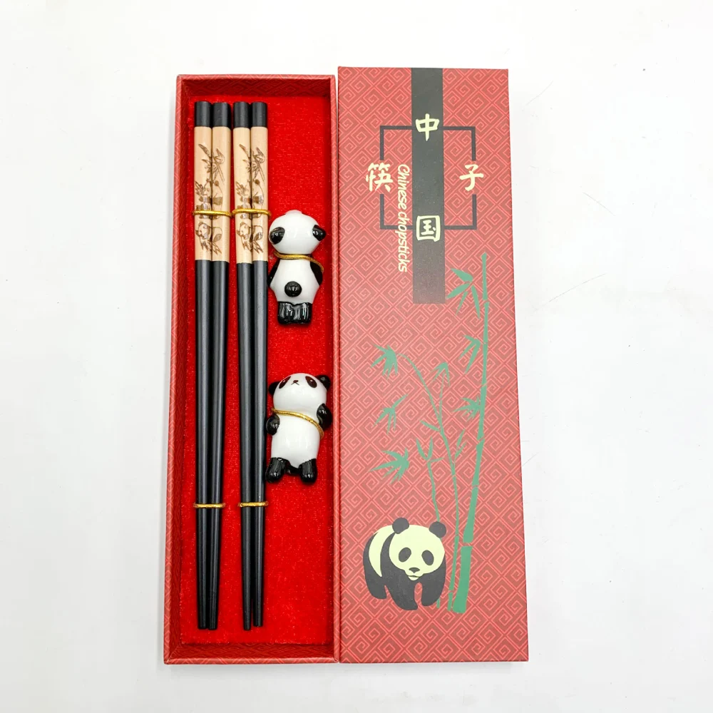 Panda Gift Chopsticks Branded Chopsticks Gift Box 2 Pairs Of Gift Chopsticks