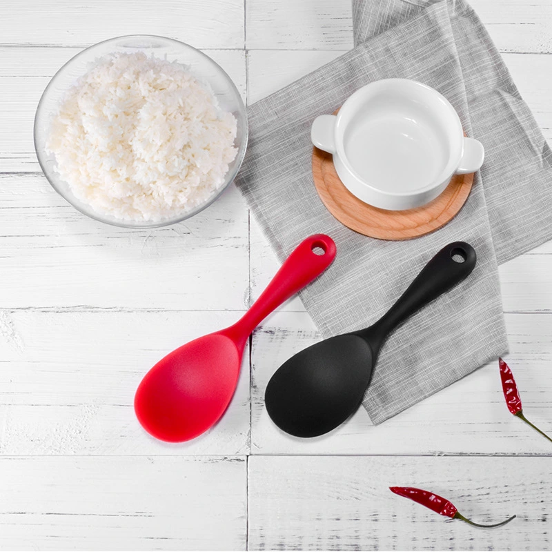 Household Silicone Non-stick Shovel Integrated Rice Spoon