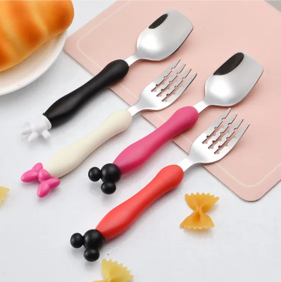 Toddler cartoon Xiao Ni rice spoon soup spoon