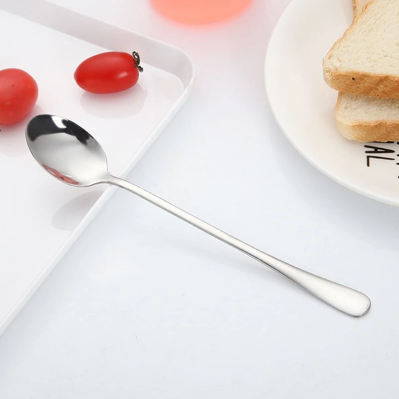 Stainless steel ice spoon stirring spoon