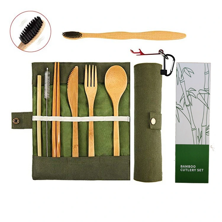 Portable storage cutlery set