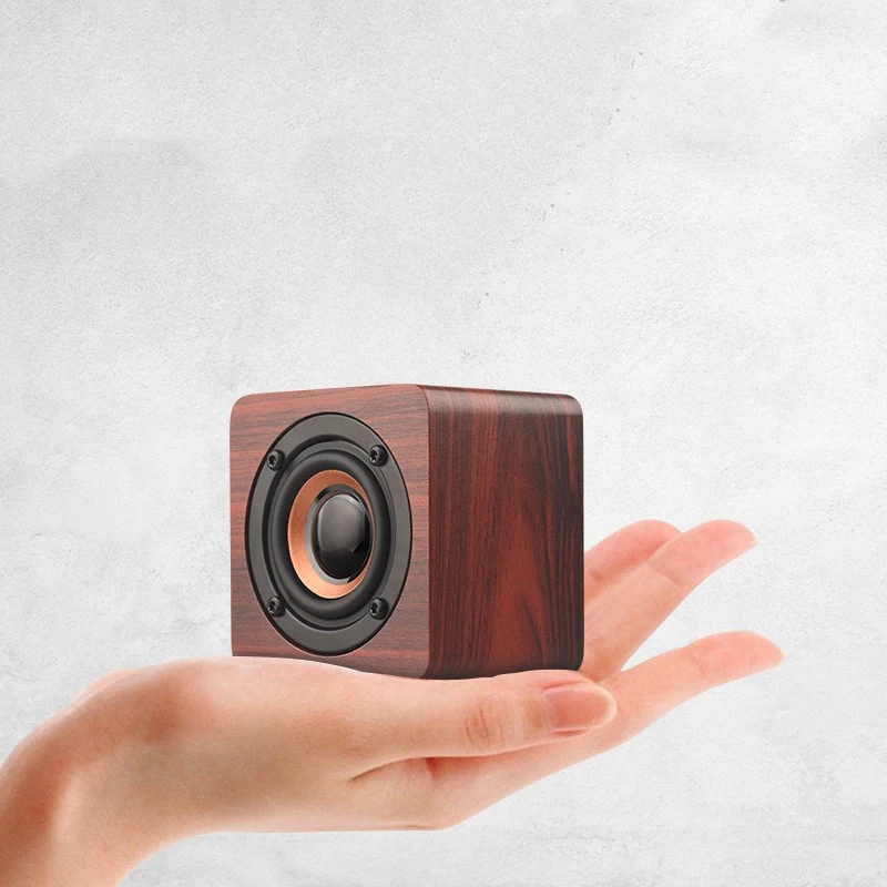 Wooden Mini Portable Wireless Bluetooth Speaker