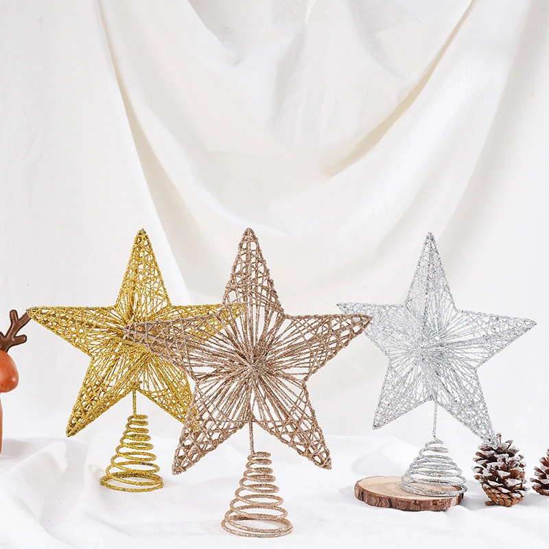 Christmas tree iron five-pointed star