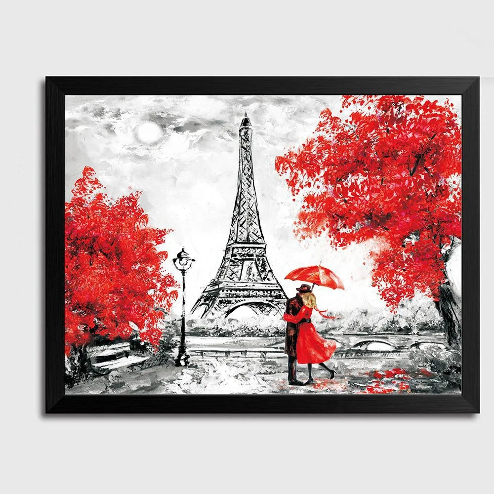 Modern Paris Tower Decoration Painting
