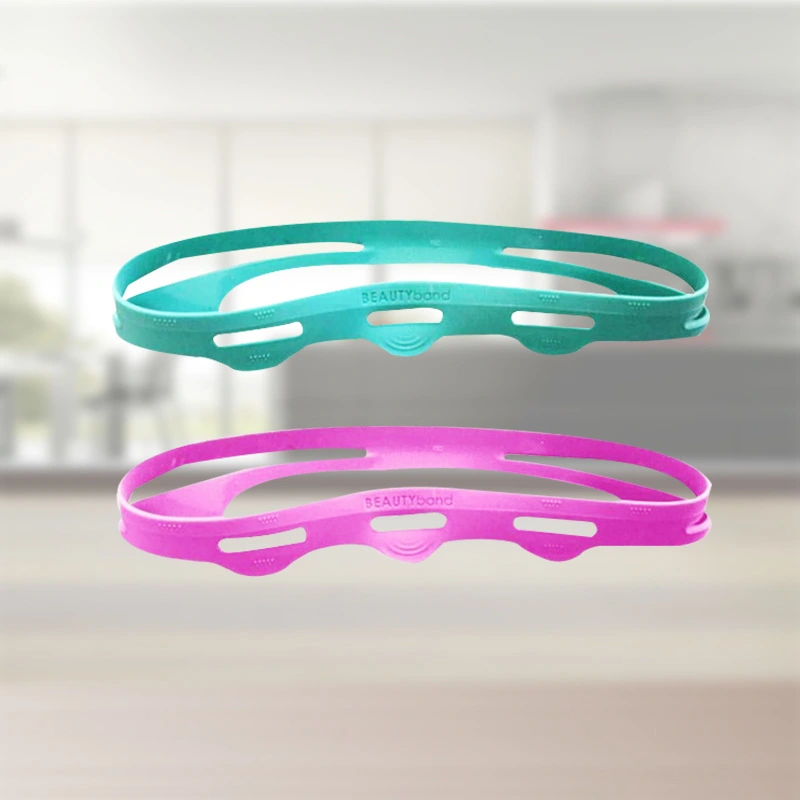 Elastic sweat-proof silicone headband