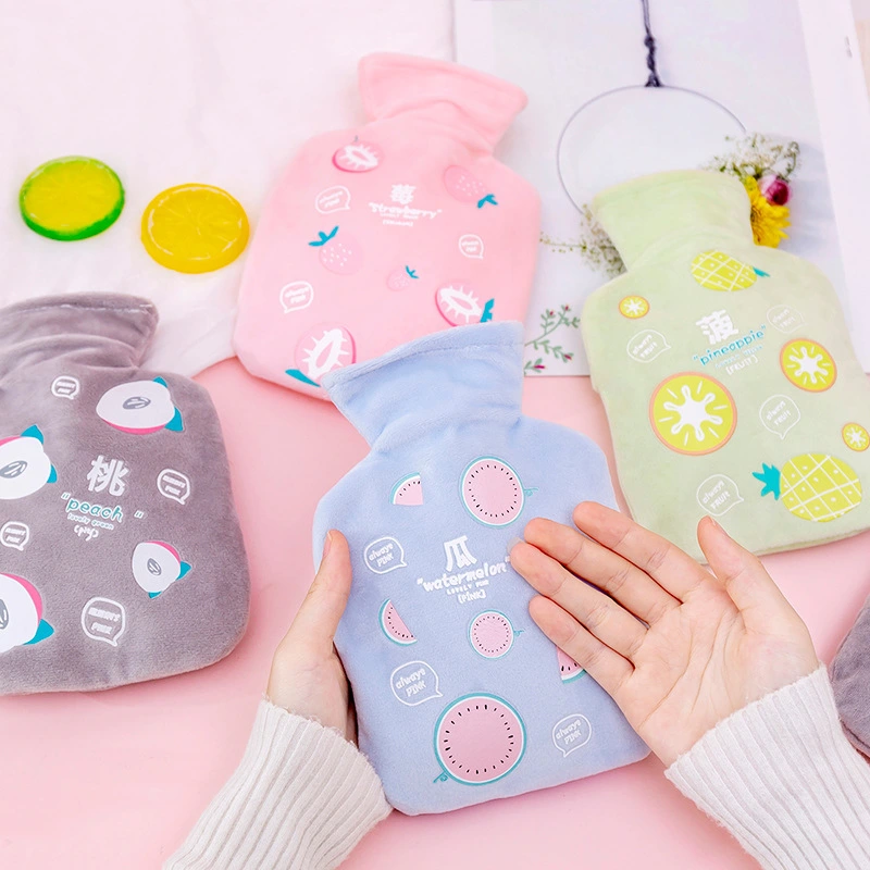 Fruit plush hot water bottle