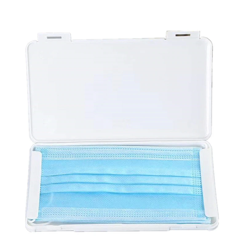 Rectangular dustproof plastic disposable mask box