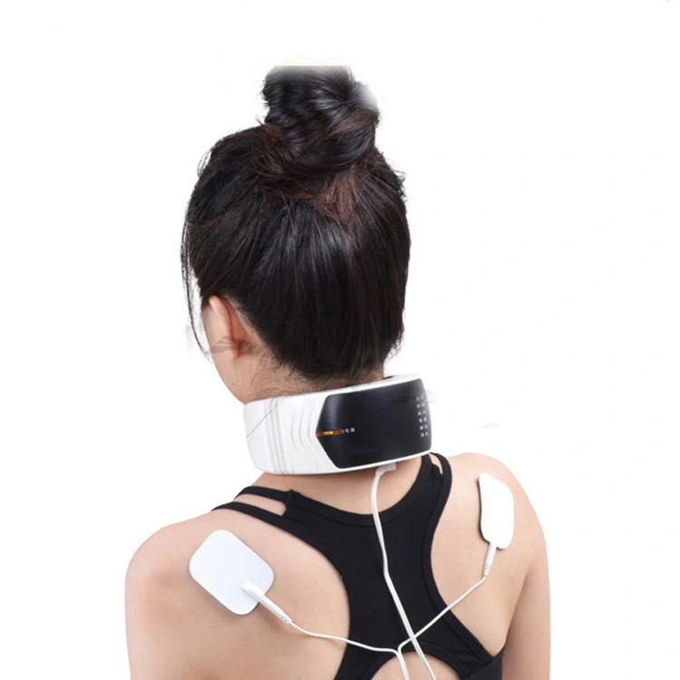 Wireless remote control cervical massager