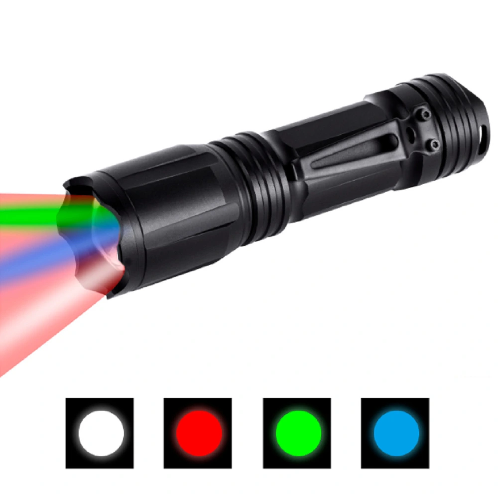 Multi-Functional Zoom Strong Light Rechargeable Flashlight