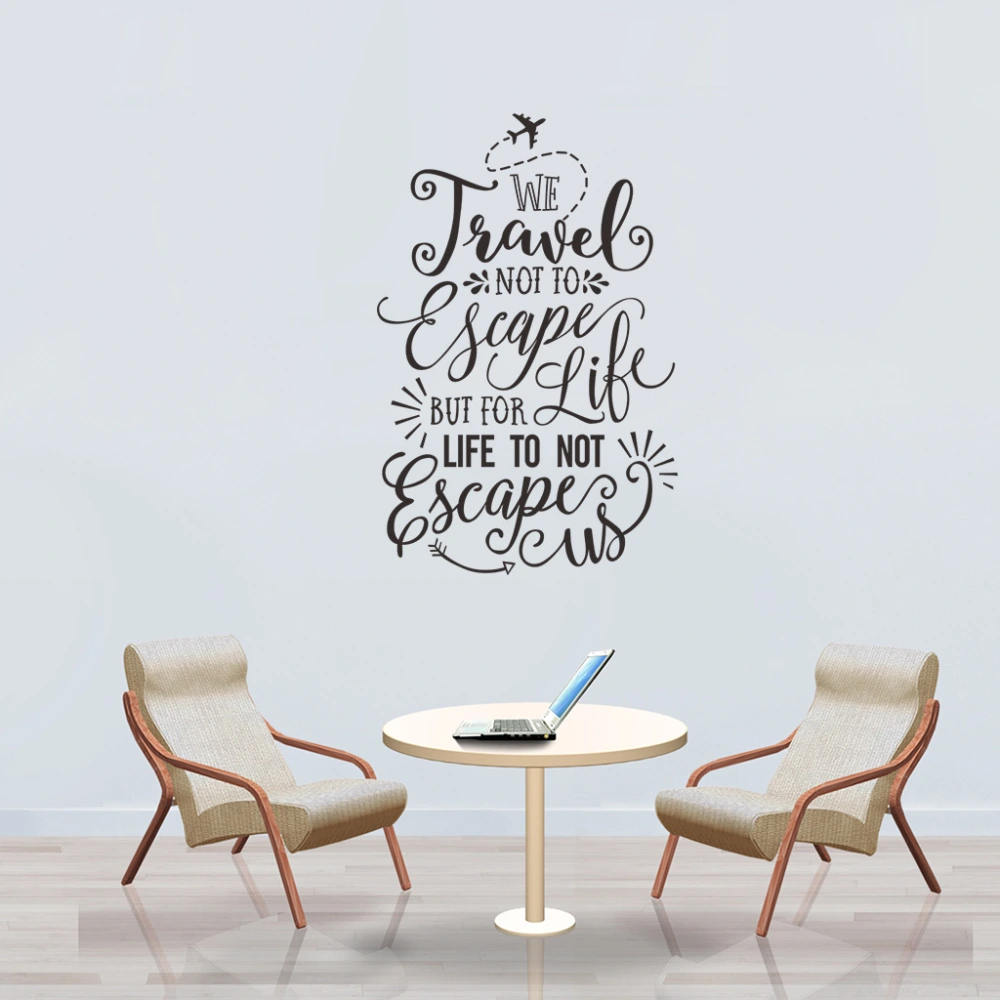 Carved English Wall Stickers