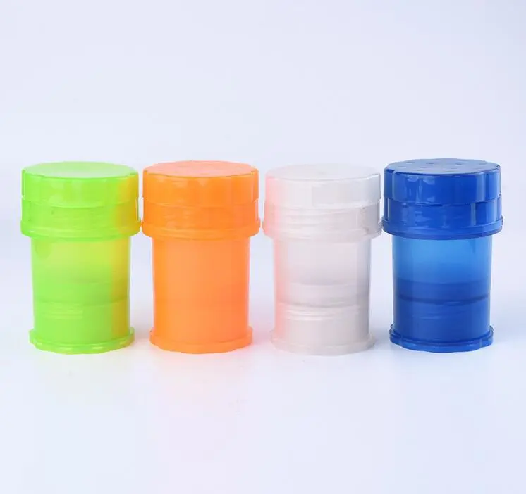 Plastic bottle shape cigarette grinder