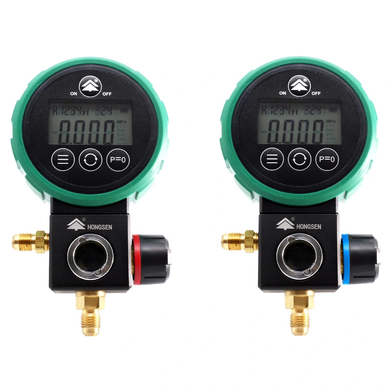 Ball valve switch anti-collision refrigerant meter