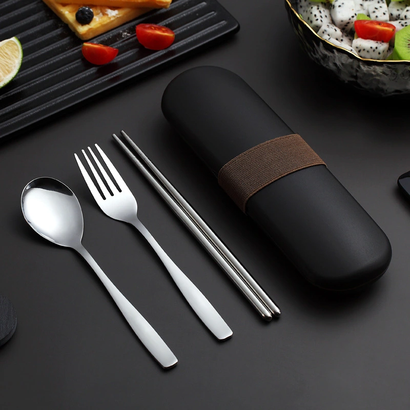 Stainless steel portable cutlery