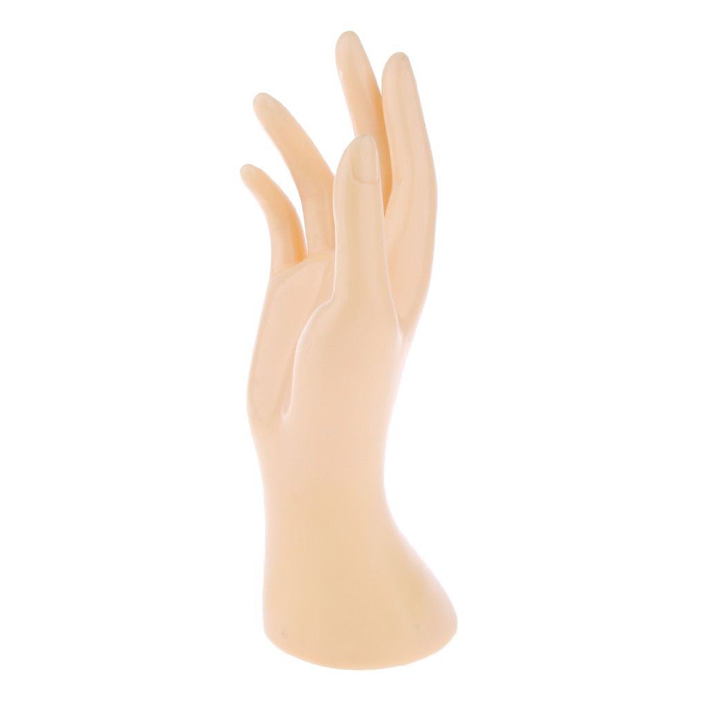 Mannequin Hand Form Finger Jewelry Display Stand Holder Hanger for Chain Bracelet Bangle Ring Watch Gloves, 4 Colors Available