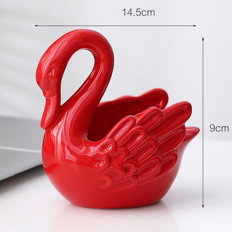 Ceramic Ashtray Anti Fly Ash Cartoon Animal Home Living Room Office Decoration