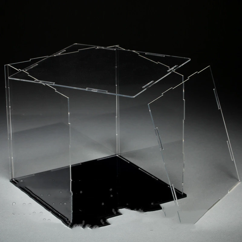 Clear Acrylic Display Case Dustproof Model Toy Showcase Action Figures Show Box