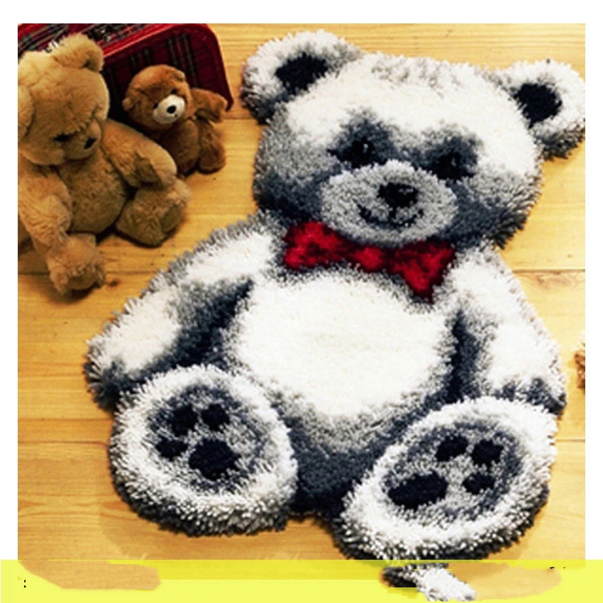 DIY Irregular Shaped Animal Cushion Carpet Embroidery Section Embroidery Handmade Car Cushion Wool Embroidery Free Kities