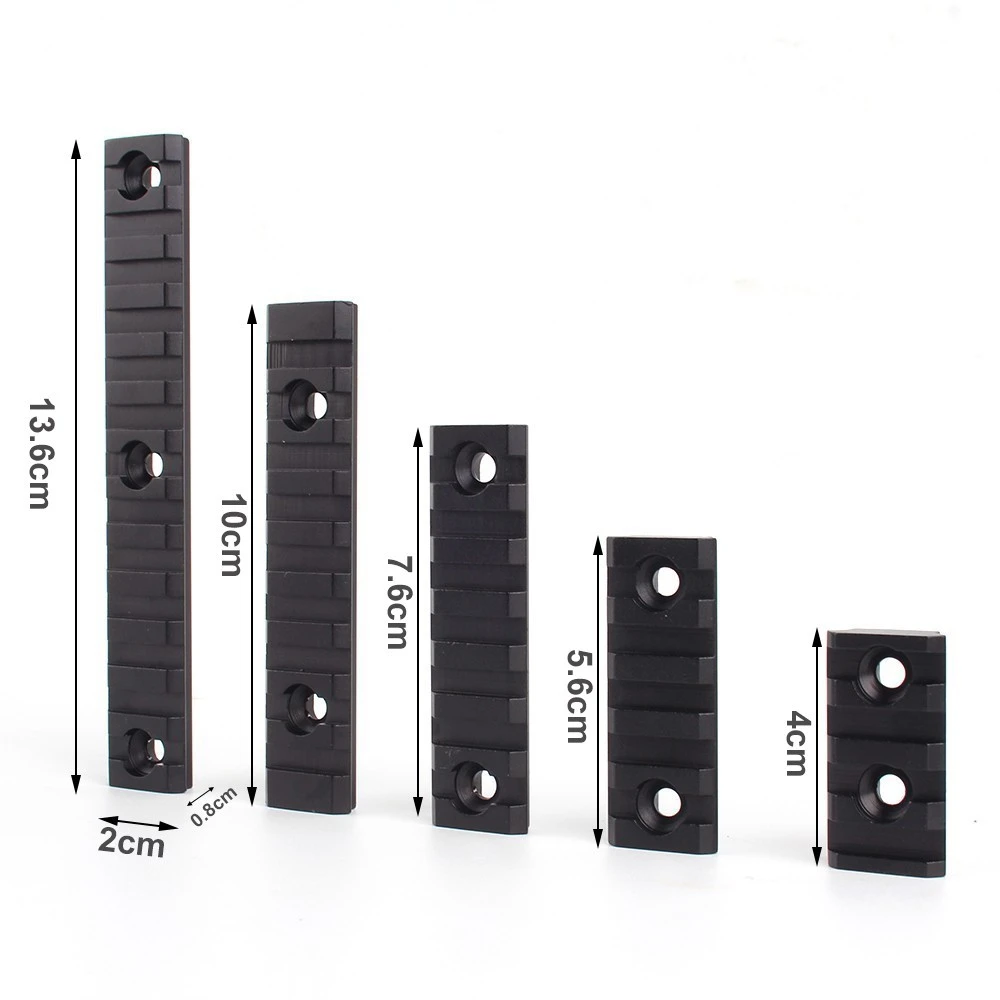 Keymod Metal Rail Strip 4 5 7 9 13 Slot Set