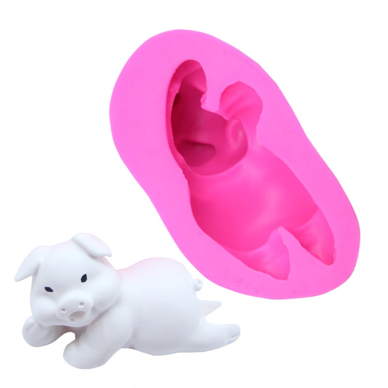 Cake Decorating 3D Stereoscopic Pig Silicone Mold