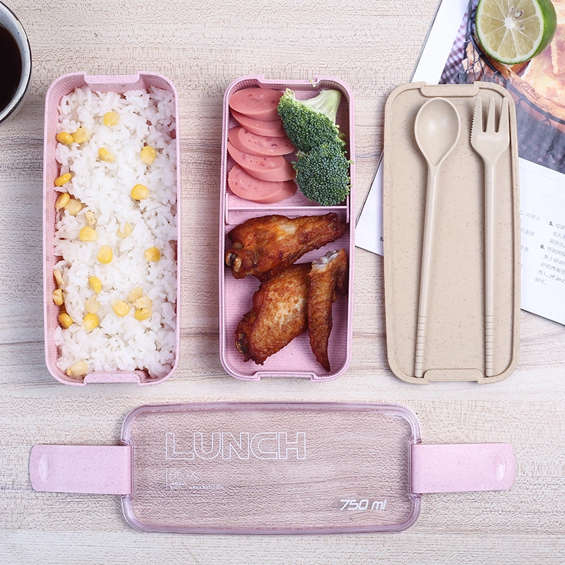 Healthy MaterialLayer Lunch Box Wheat Straw Bento 