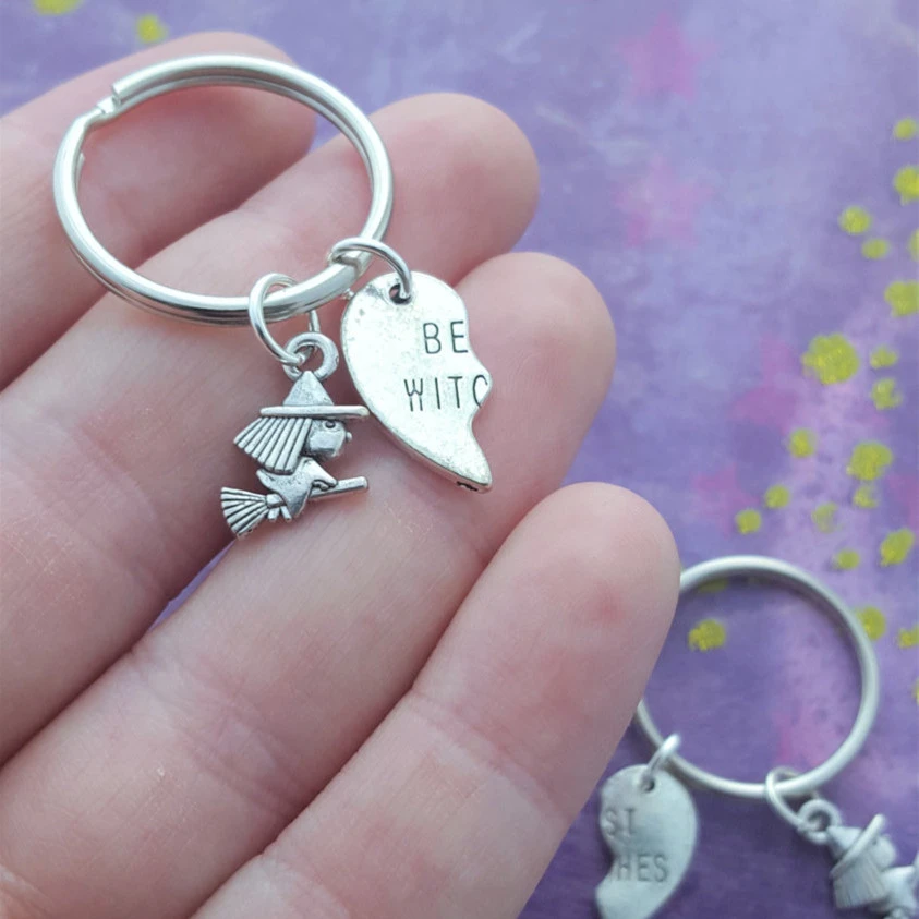 Magic Key Ring For Heart Sisters On Halloween