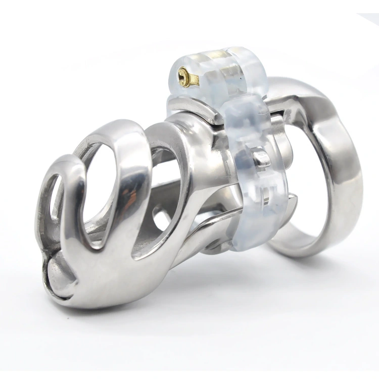 Men's Stainless Steel Chastity Lock Adult Products