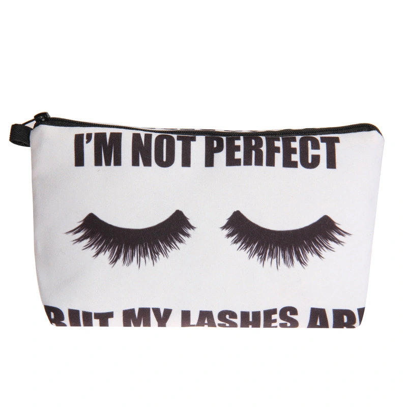 Ladies Makeup Multifunctional Digital Printing Letter Clutch