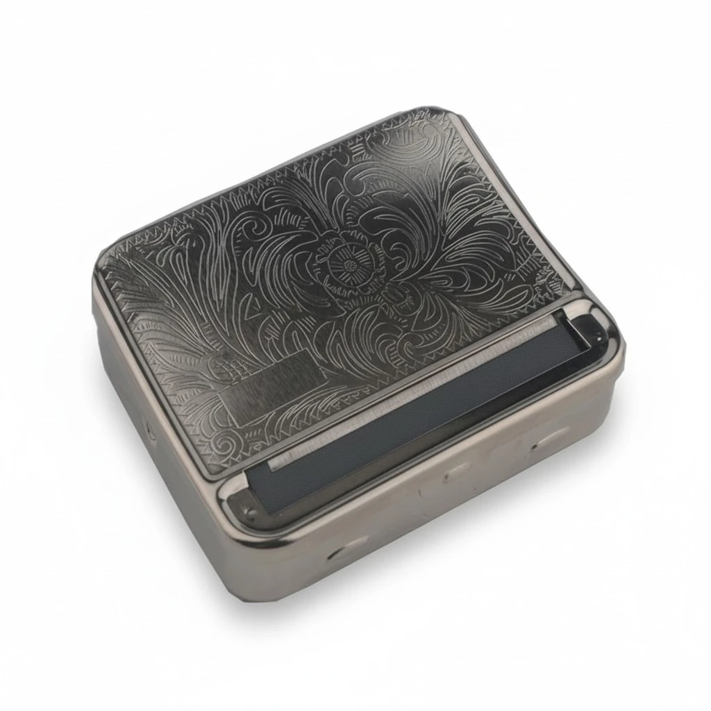 Stainless Steel Semi-automatic Cigarette Maker Cigarette Case
