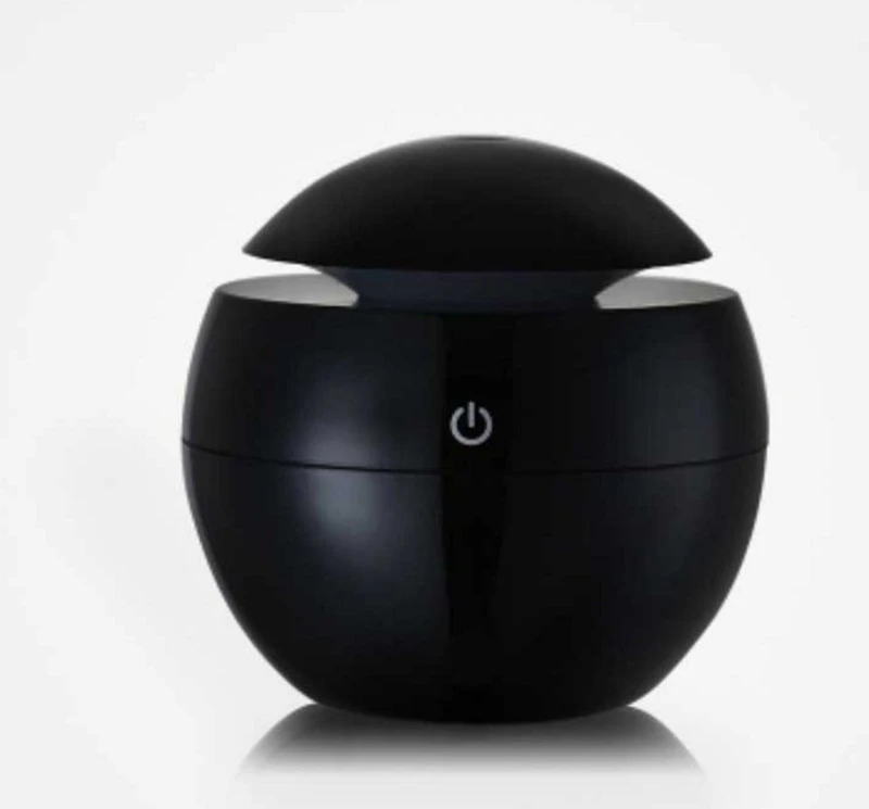 Wood Grain Colorful Lamp Mushroom Humidifier Aroma Diffuser