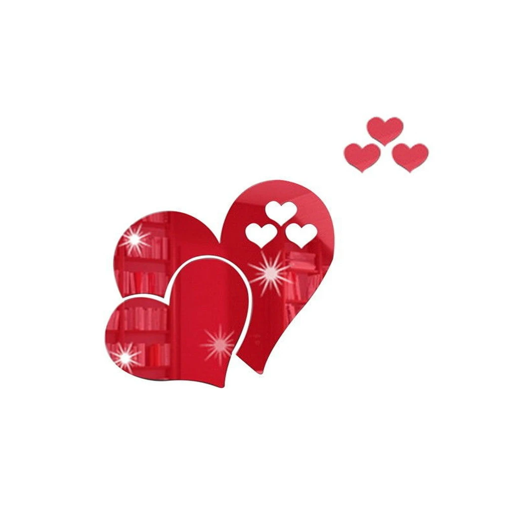 Decoration DIY Home Art Deco 3d Wall Sticker Love Heart Shape