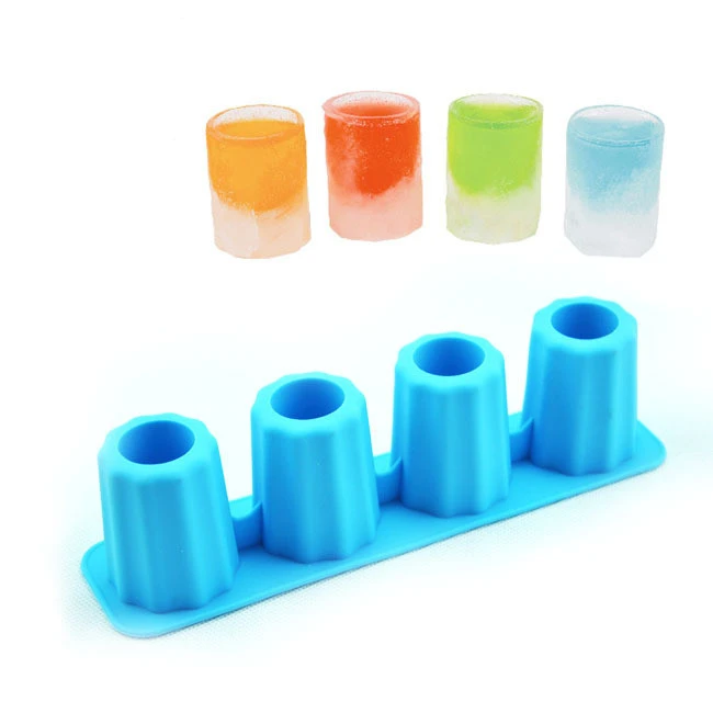 Rectangular Ice Cup Silicone Ice Tray Best selling Ice Box Ice Mold in Summer