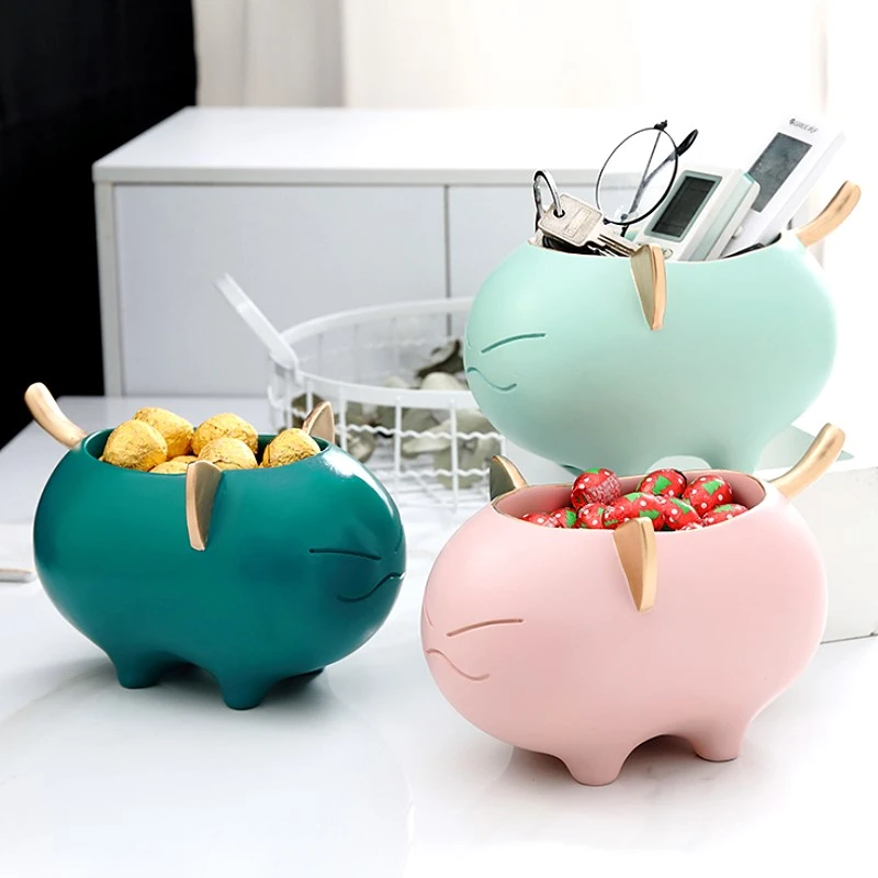 Desktop Storage Box Cute Creative Makeup Brush Bucket European Style Personality Decoration