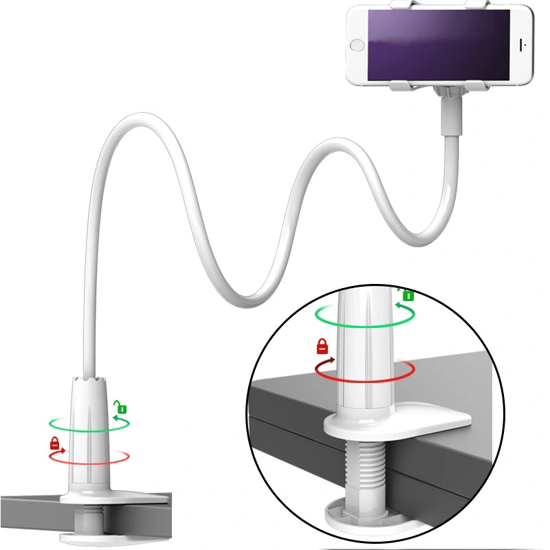 Spiral Base And Stable Lazy Clip Phone Holder