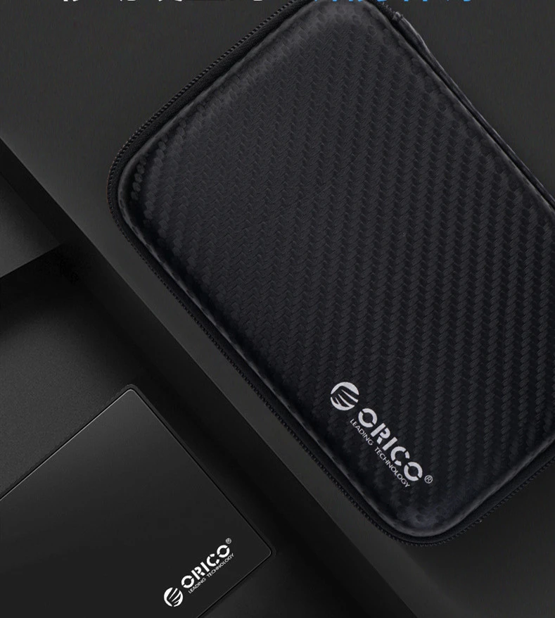 ORICO 2.5 Hard Disk Case Portable HDD Protection Bag for External 2.5 inch Hard DriveEarphone U Disk Hard Disk Drive Case 