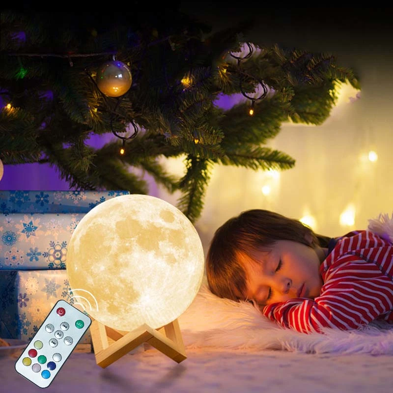 Charging Smart Remote Control For Bedroom Bedside Moon Lamp