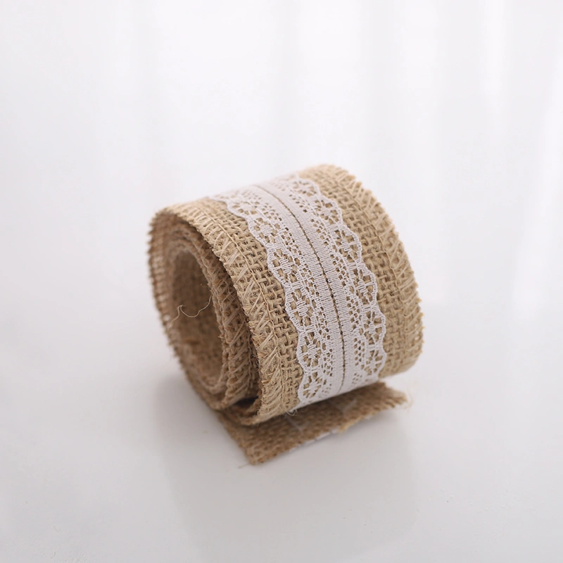 Man Yue Decoration Material Lace Linen Roll Linen Lace Rope Ribbon Gift Wrapping