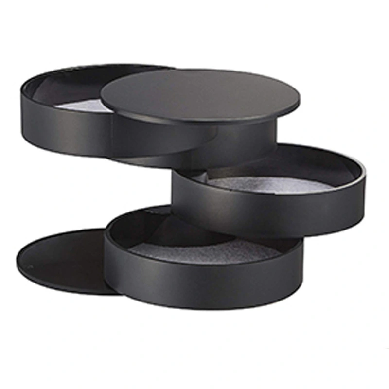 Rotating Multilayer Earring Jewelry Storage Box