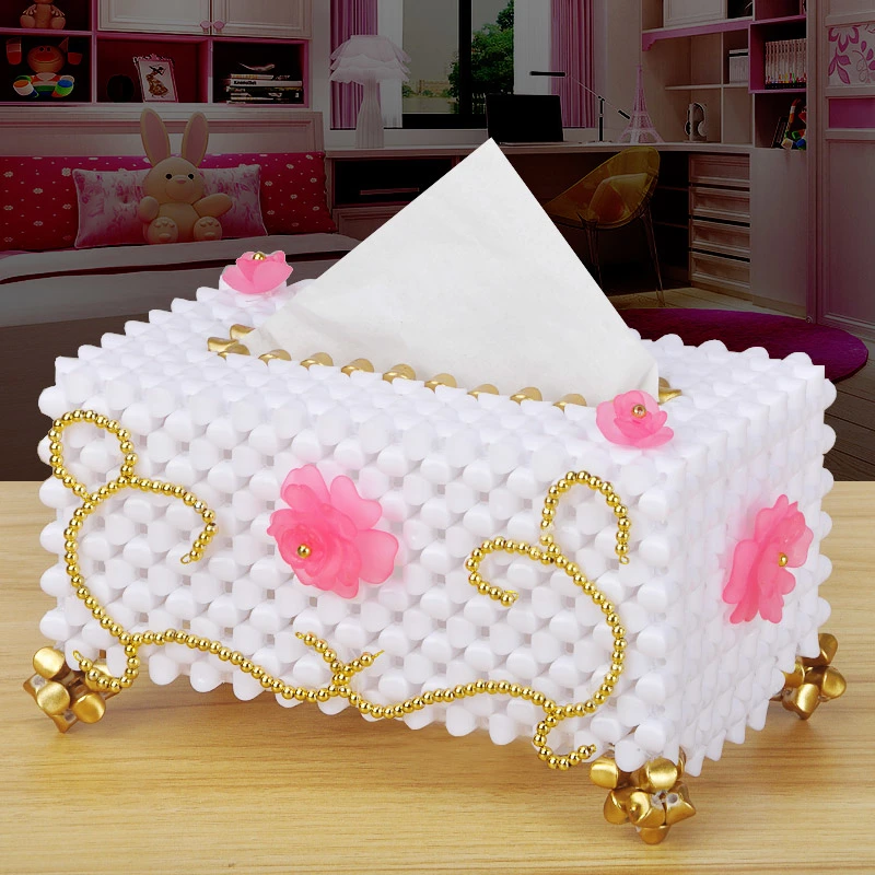 Material Package Loose Beads Tissue Box