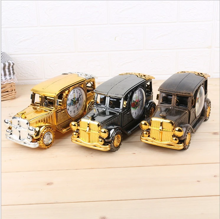 Creative Simulation Classic Car Model Alarm Clock