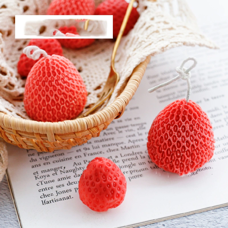 Strawberry Candle Silicone Mold Candle Decoration Mold