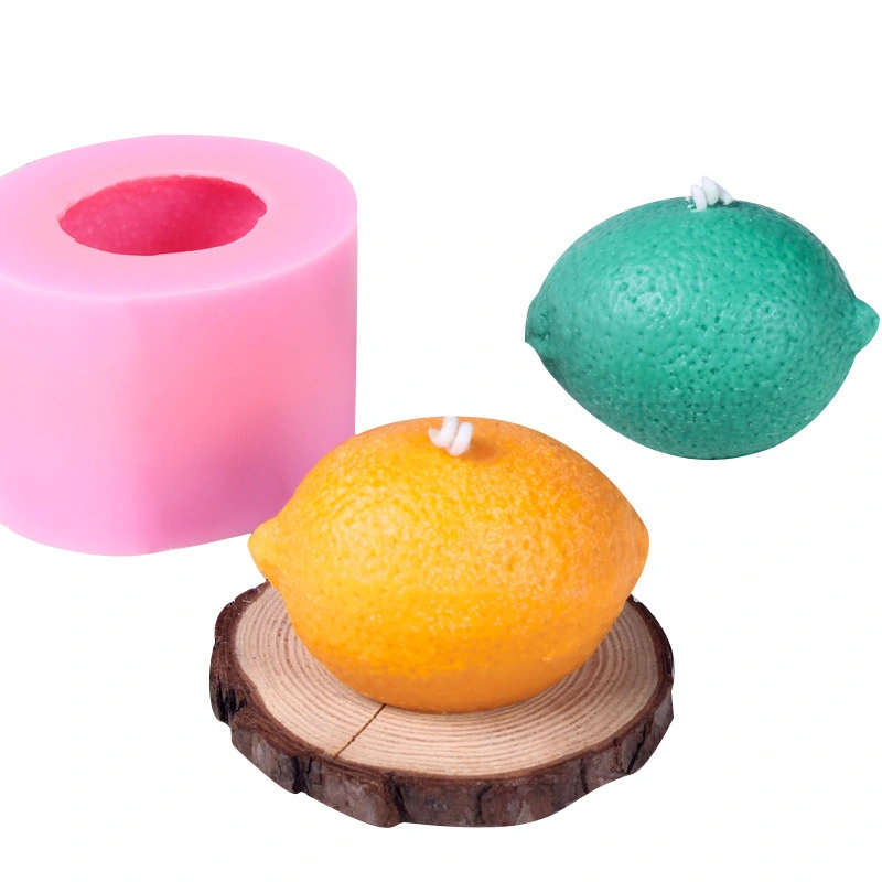 Three-dimensional lemon mold diffuser stone silicone mold